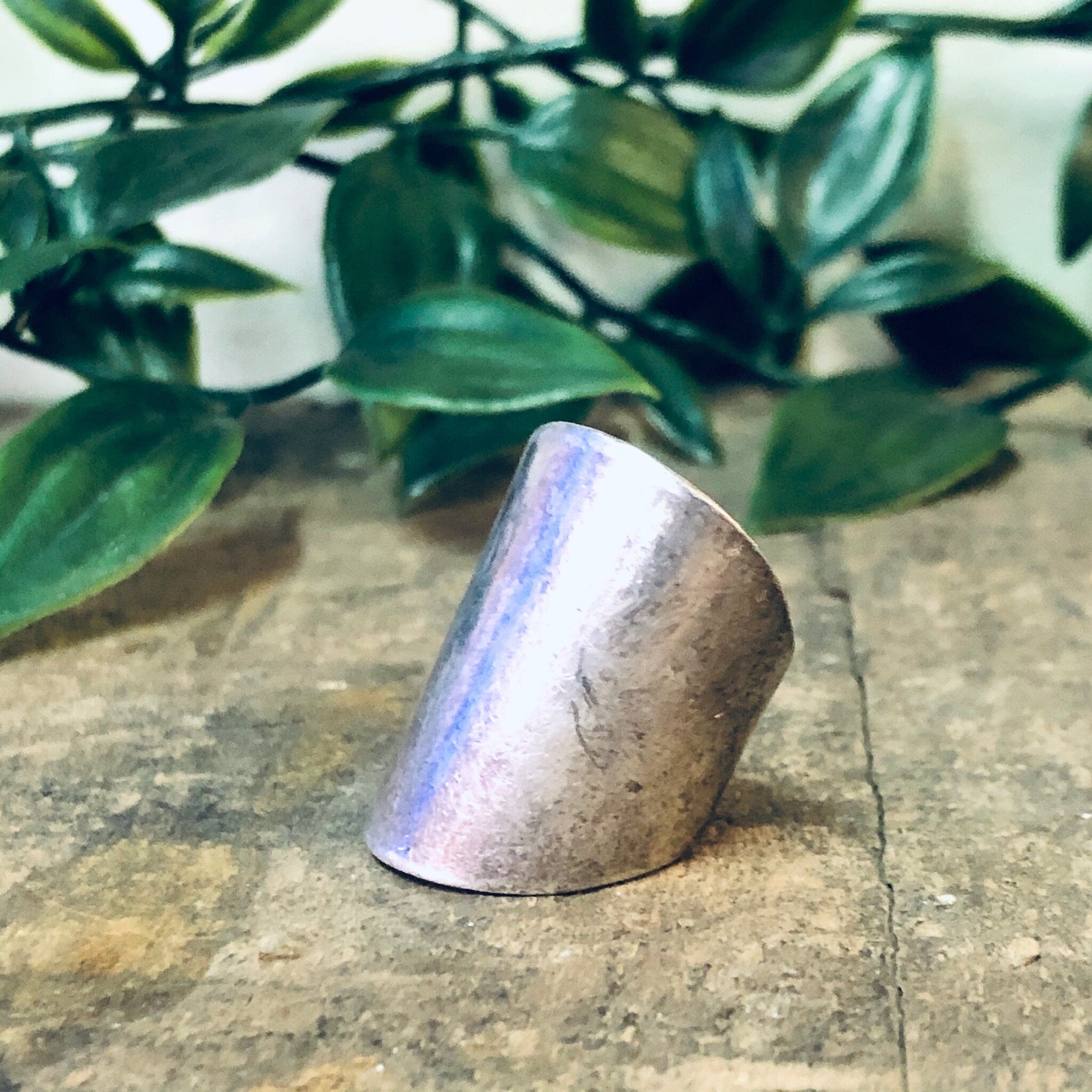 Vintage Ring, Silver Ring, Large Ring, Statement Jewelry, Unique Ring, Pinky Ring, Long Ring, Minimalist Jewelry, Sleek Ring, 925 Ring,