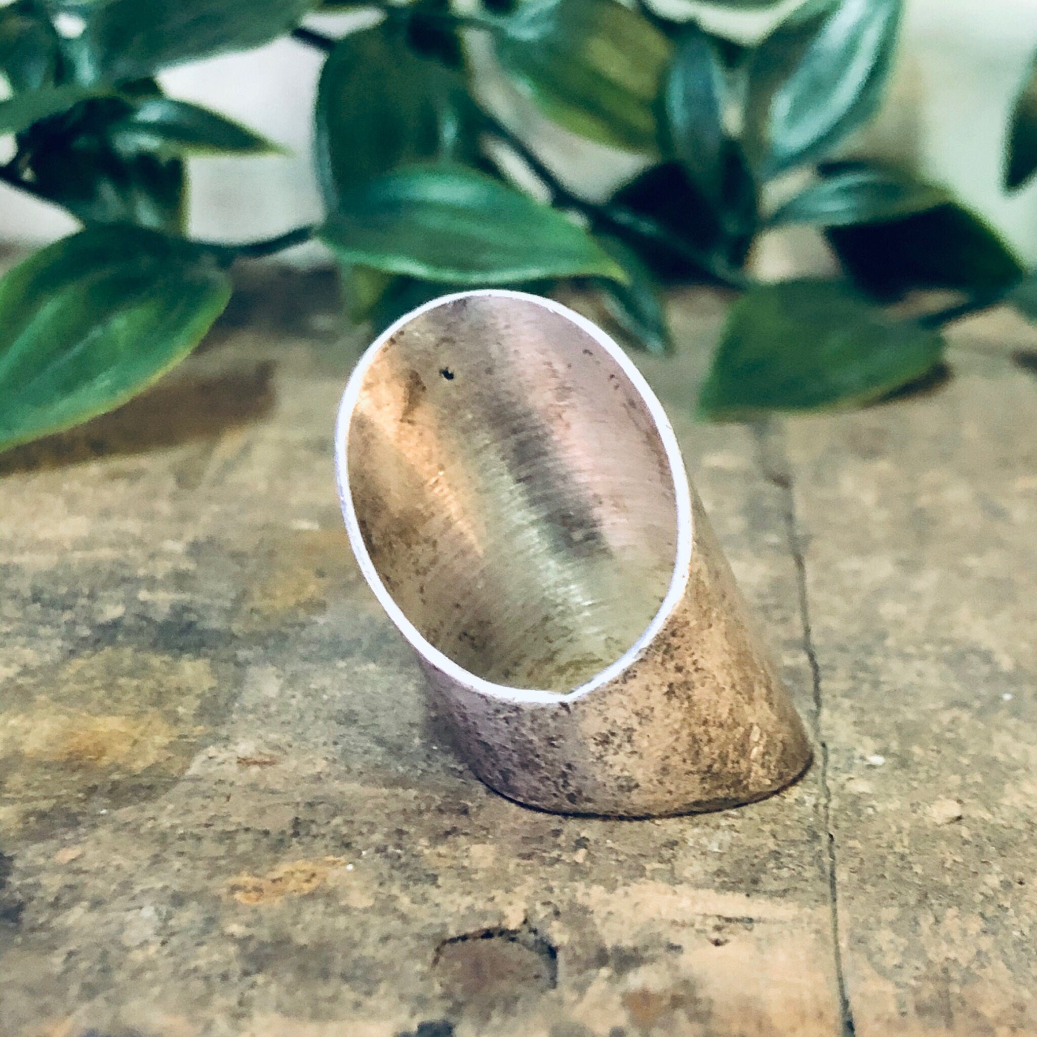Vintage Ring, Silver Ring, Large Ring, Statement Jewelry, Unique Ring, Pinky Ring, Long Ring, Minimalist Jewelry, Sleek Ring, 925 Ring,