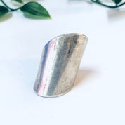 Vintage Ring, Silver Ring, Large Ring, Statement Jewelry, Unique Ring, Pinky Ring, Long Ring, Minimalist Jewelry, Sleek Ring, 925 Ring,