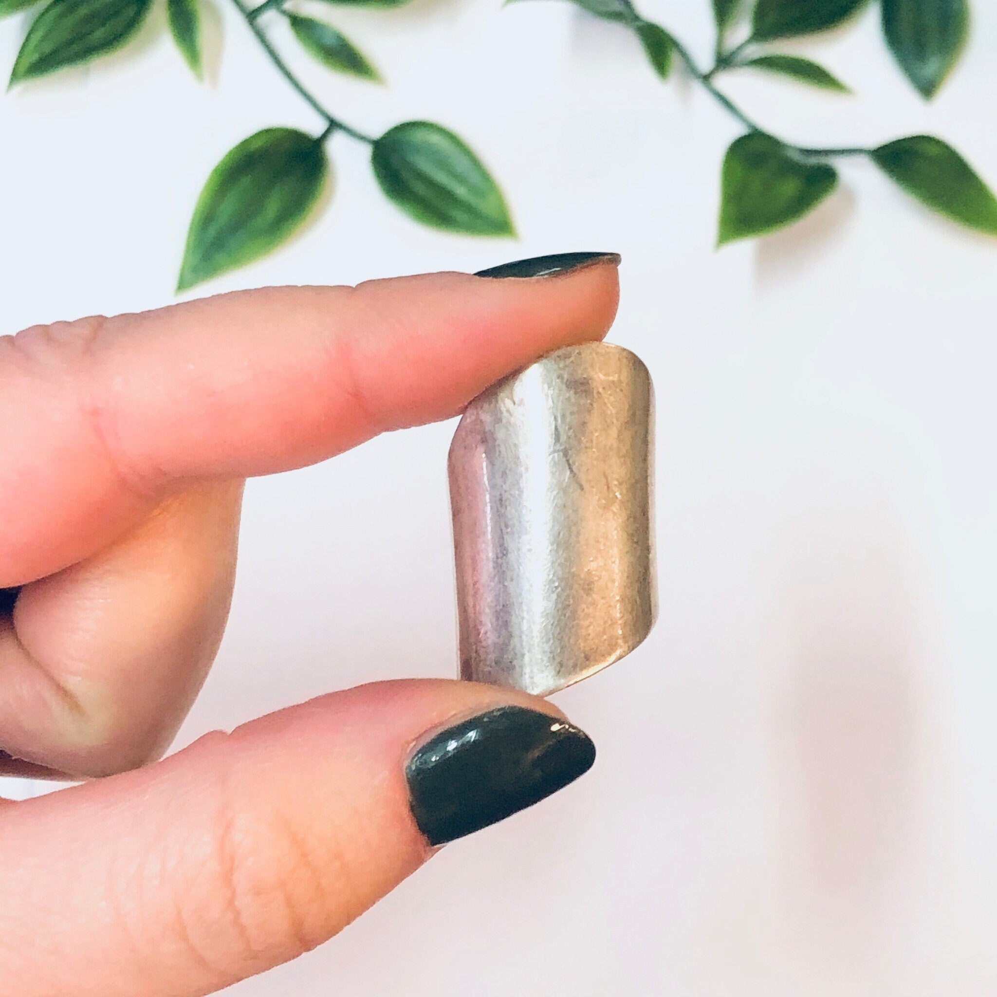 Vintage Ring, Silver Ring, Large Ring, Statement Jewelry, Unique Ring, Pinky Ring, Long Ring, Minimalist Jewelry, Sleek Ring, 925 Ring,