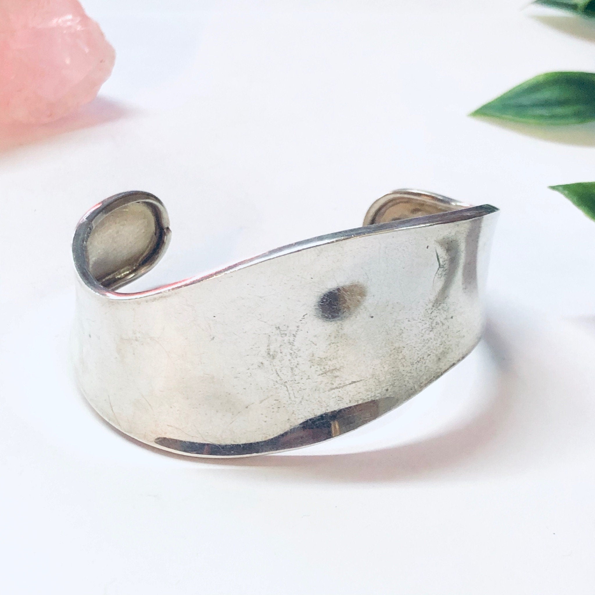 Vintage Bracelet, Silver Bracelet, Cuff Bracelet, Silver Cuff, Unique Jewelry, Minimalist Cuff, Sleek Jewelry, Vintage Jewelry, 925 Cuff