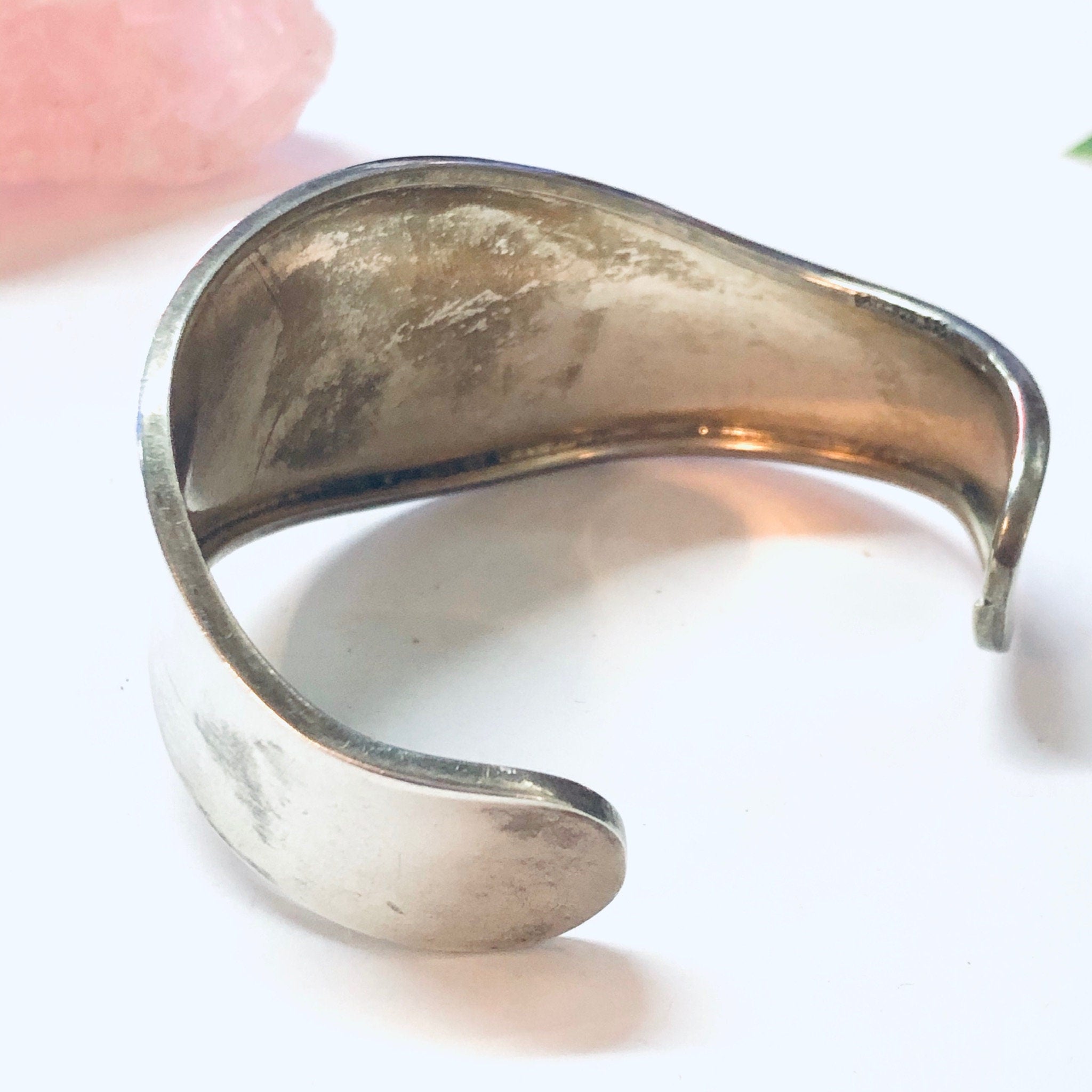 Vintage Bracelet, Silver Bracelet, Cuff Bracelet, Silver Cuff, Unique Jewelry, Minimalist Cuff, Sleek Jewelry, Vintage Jewelry, 925 Cuff