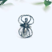 Silver Spider Ring, Large Spider Ring, Vintage Silver Ring, Insect Jewelry, Spooky Spider Ring, Statement Ring