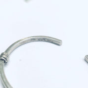 Vintage Silver Cuff Bracelet, Thin Cuff Bracelet, Simple Vintage Jewelry, Small Cuff Bracelet