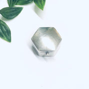 Silver Pill Box, Vintage Pill Box, Pill Container, Hexagon Box, Small Container, Travel Pill Case