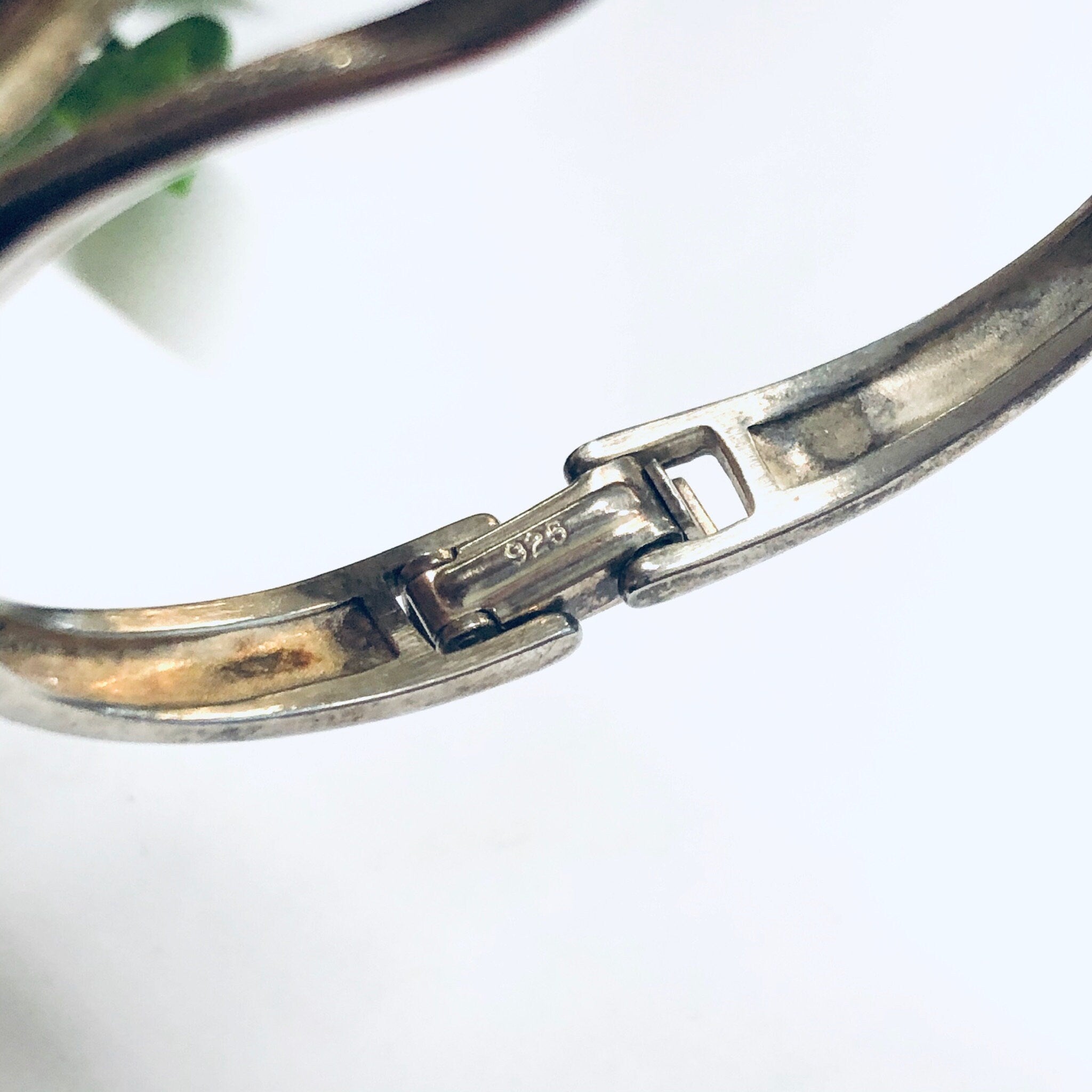 Vintage Silver Bracelet, Unique Silver Jewelry, Brutalist Style Jewelry, Bangle Bracelet,