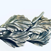 Vintage Beau Sterling Brooch, Silver Leaf Pin, Beau Sterling Jewelry, Vintage Pin, Four Leaf Brooch
