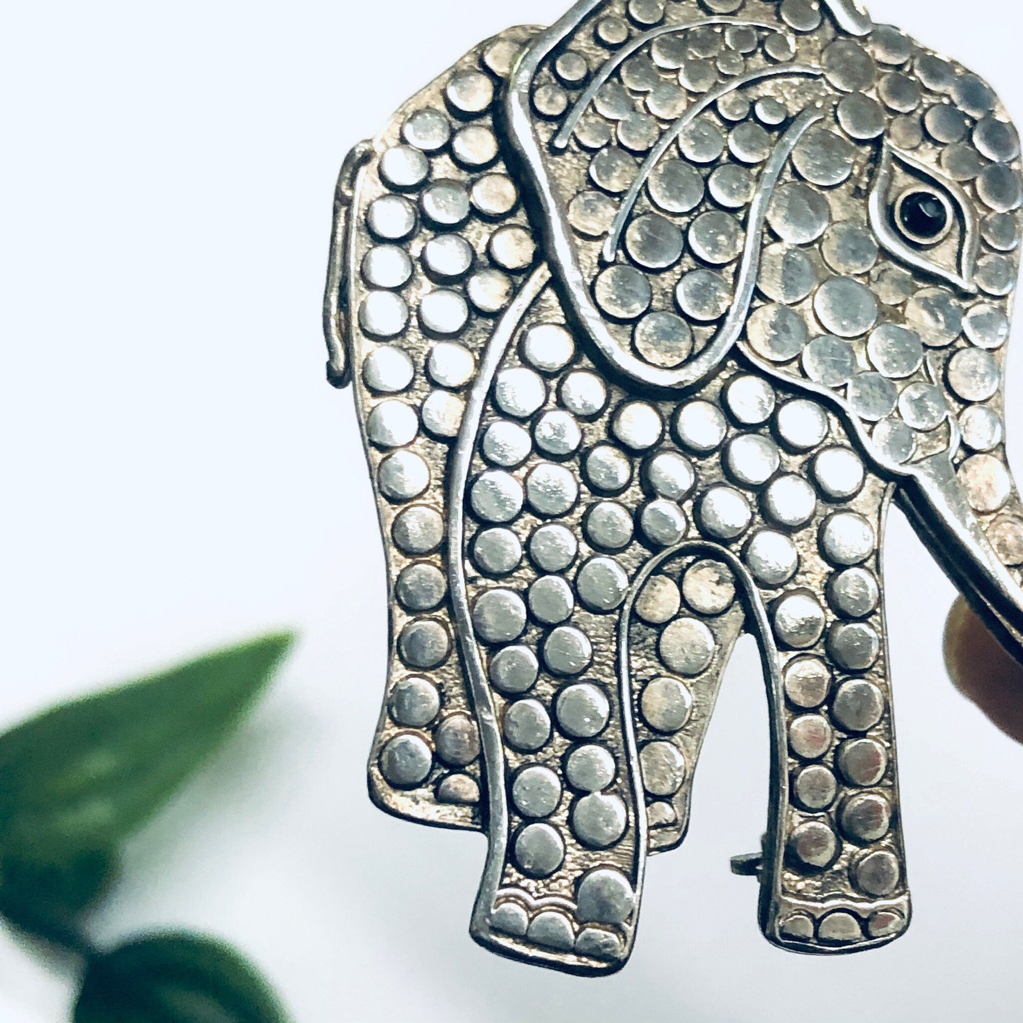 Elephant Brooch, Darlene Elephant Pin, Animal Jewelry, Lucky Elephant, Vintage Elephant Pin, Animal Lover Gift