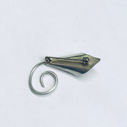 Calla Lily Brooch, Flower Pin, Vintage Flower Brooch, Calla Lily Jewelry, Silver Flower Pin, Small Floral Brooch