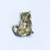 Black Cat Pin, Vintage Cat Brooch, Kitty Cat Jewelry, Animal Jewelry, Gift for Cat Lady, Cat Lady Jewelry, Monet Pin