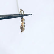 Opal and Gold Necklace, Vintage Opal Pendant, Small Opal Pendant, 14K Gold Chain, Teardrop Opal, 14K Gold Necklace