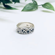 Thing Band Ring, Silver Vintage Ring, Animal Ring, Celtic Knot Ring, Simple Jewelry, Valentines Day Gift