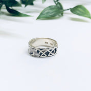 Thing Band Ring, Silver Vintage Ring, Animal Ring, Celtic Knot Ring, Simple Jewelry, Valentines Day Gift
