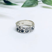 Thing Band Ring, Silver Vintage Ring, Animal Ring, Celtic Knot Ring, Simple Jewelry, Valentines Day Gift