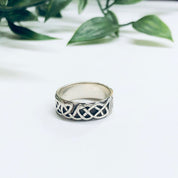 Thing Band Ring, Silver Vintage Ring, Animal Ring, Celtic Knot Ring, Simple Jewelry, Valentines Day Gift