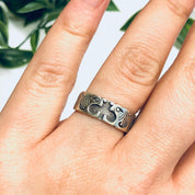 Thing Band Ring, Silver Vintage Ring, Animal Ring, Celtic Knot Ring, Simple Jewelry, Valentines Day Gift