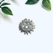 Beau Sterling Zodiac Sign Pin, Beau Sterling Brooch, Zodiac Sign Brooch, Cancer Sign Pin, Astrology Brooch, Crab Pin