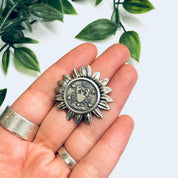 Beau Sterling Zodiac Sign Pin, Beau Sterling Brooch, Zodiac Sign Brooch, Cancer Sign Pin, Astrology Brooch, Crab Pin