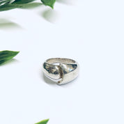 Vintage Silver Ring with Abstract Design, Unique Design Ring, Abstract Jewelry, Vintage Jewelry