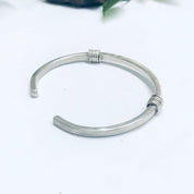 Vintage Silver Cuff Bracelet, Thin Cuff Bracelet, Simple Vintage Jewelry, Small Cuff Bracelet