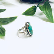 Vintage Bell Sterling Ring, Turquoise Ring, Southwestern Style Jewelry, Bell Sterling, Bell Trading Post Ring
