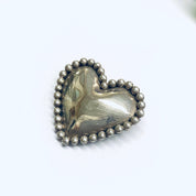 Signed Sue B Heart Pin, Silver Heart Brooch, Vintage Heart Pin, Heart Jewelry, Small Heart Brooch