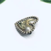 Signed Sue B Heart Pin, Silver Heart Brooch, Vintage Heart Pin, Heart Jewelry, Small Heart Brooch