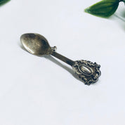 Silver Spoon Brooch, Small Spoon Pin, Vintage Spoon Pin, Unique Spoon, Cutlery Jewelry, Vintage Jewelry