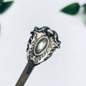 Silver Spoon Brooch, Small Spoon Pin, Vintage Spoon Pin, Unique Spoon, Cutlery Jewelry, Vintage Jewelry
