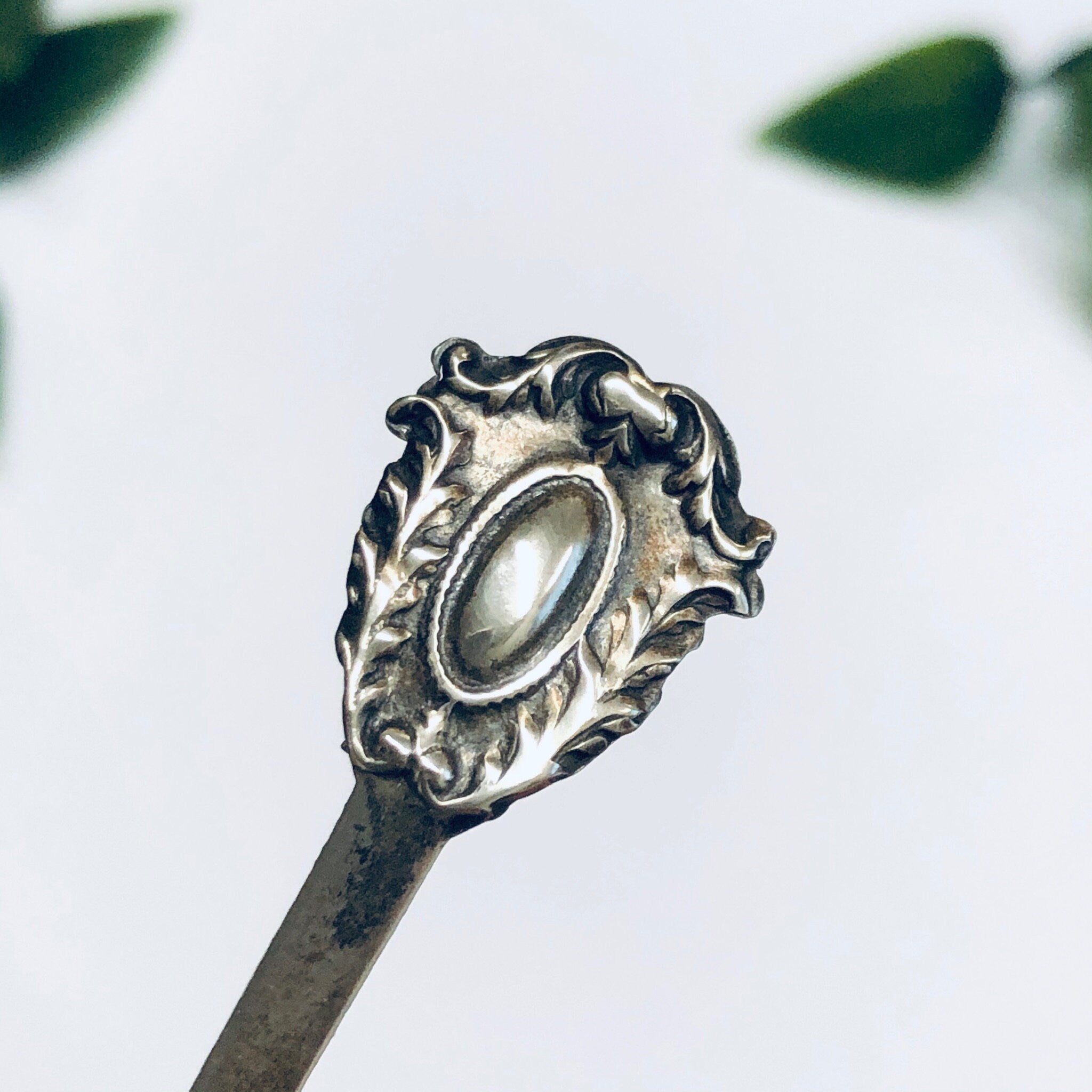 Silver Spoon Brooch, Small Spoon Pin, Vintage Spoon Pin, Unique Spoon, Cutlery Jewelry, Vintage Jewelry