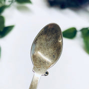 Silver Spoon Brooch, Small Spoon Pin, Vintage Spoon Pin, Unique Spoon, Cutlery Jewelry, Vintage Jewelry
