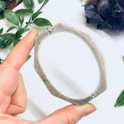 Chunky Vintage Bangle Bracelet, Unique Silver Bracelet, Silver Bangle Bracelet, Geometric Silver Jewlery