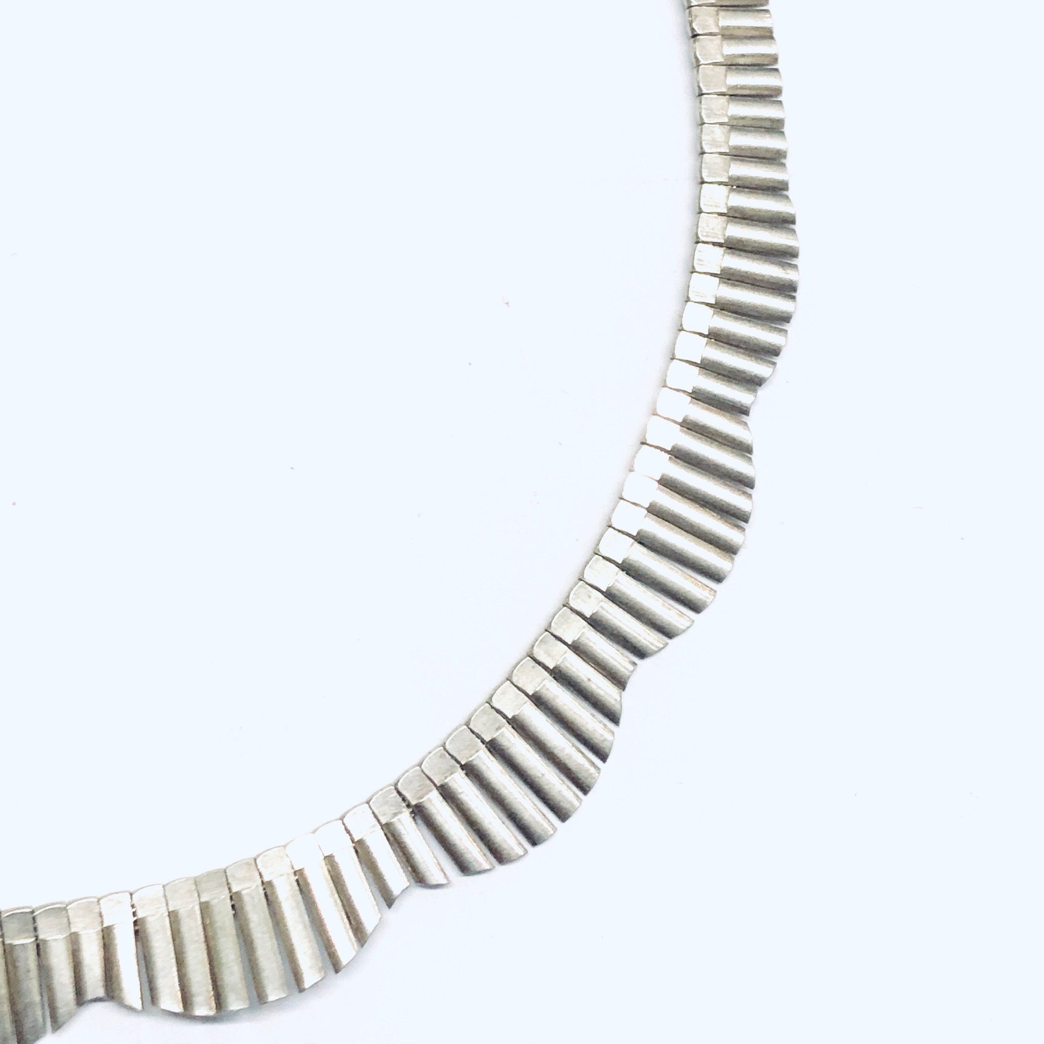 Vintage Silver Choker, Collar Necklace, Silver Necklace, Vintage Necklace, Unique Jewelry, Bridal Jewelry