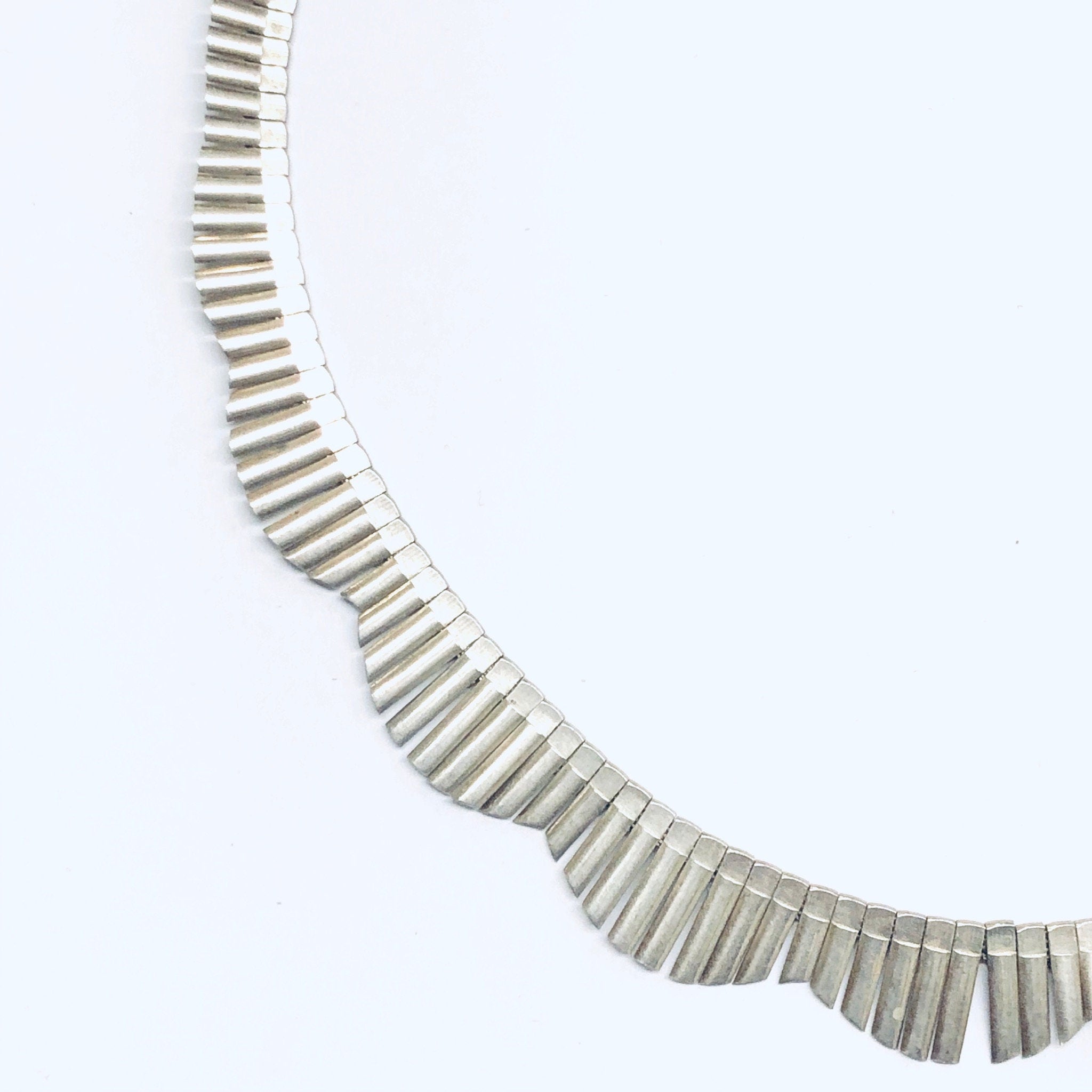 Vintage Silver Choker, Collar Necklace, Silver Necklace, Vintage Necklace, Unique Jewelry, Bridal Jewelry