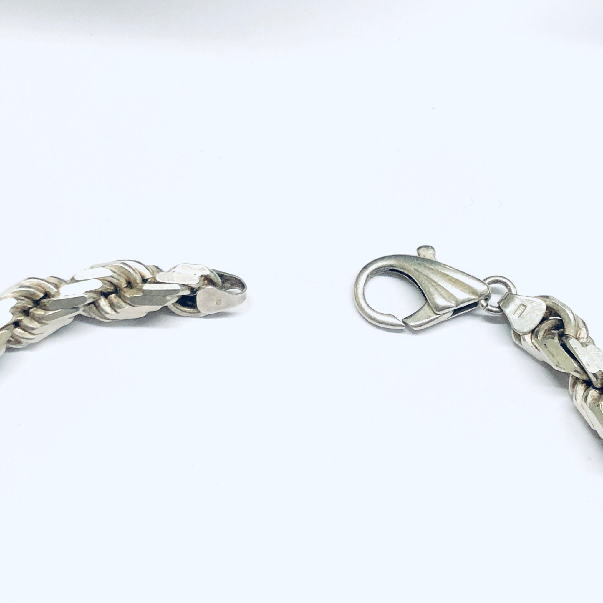 Thick Vintage Silver Chain, Heavy Silver Chain, Vintage Rope Chain, Thick Chain, Vintage Necklace, Statement Jewelry