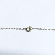 Opal and Gold Necklace, Vintage Opal Pendant, Small Opal Pendant, 14K Gold Chain, Teardrop Opal, 14K Gold Necklace