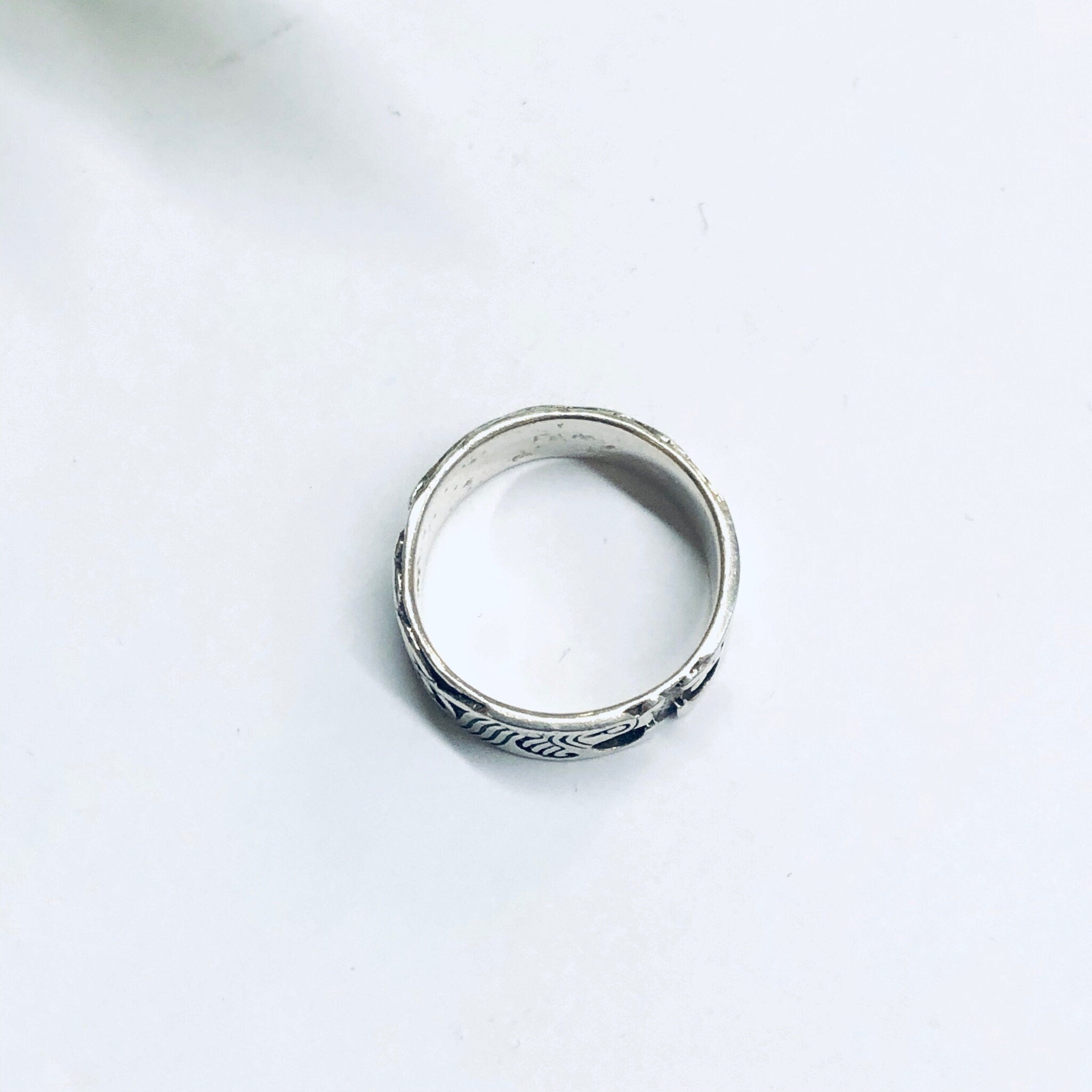 Thing Band Ring, Silver Vintage Ring, Animal Ring, Celtic Knot Ring, Simple Jewelry, Valentines Day Gift