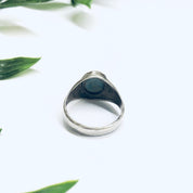 Vintage Silver Ring with Turquoise Stone, Silver and Turquoise Ring, Turquoise Jewelry, Large Ring, Light Blue Ring
