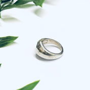 Vintage Silver Ring with Abstract Design, Unique Design Ring, Abstract Jewelry, Vintage Jewelry