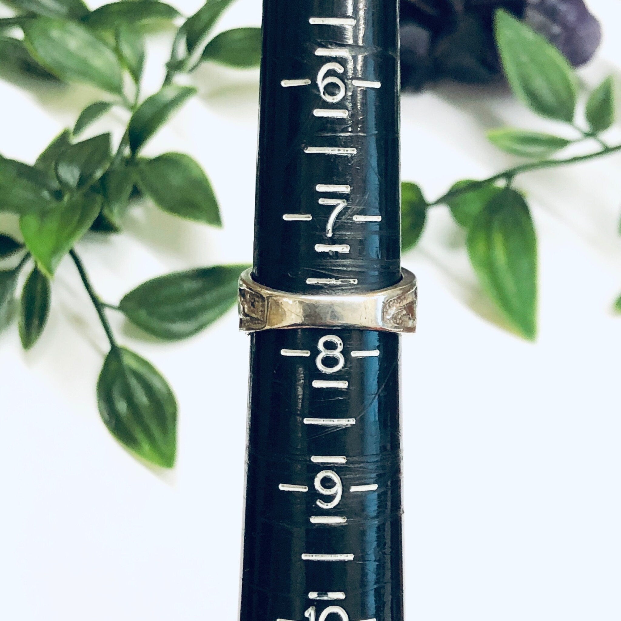 Vintage Southwestern Ring, Silver Turquoise Ring, Boho Style Jewelry, Bohemian Jewelry, Inlaid Turquoise Ring