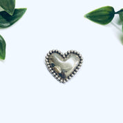 Signed Sue B Heart Pin, Silver Heart Brooch, Vintage Heart Pin, Heart Jewelry, Small Heart Brooch