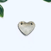 Signed Sue B Heart Pin, Silver Heart Brooch, Vintage Heart Pin, Heart Jewelry, Small Heart Brooch
