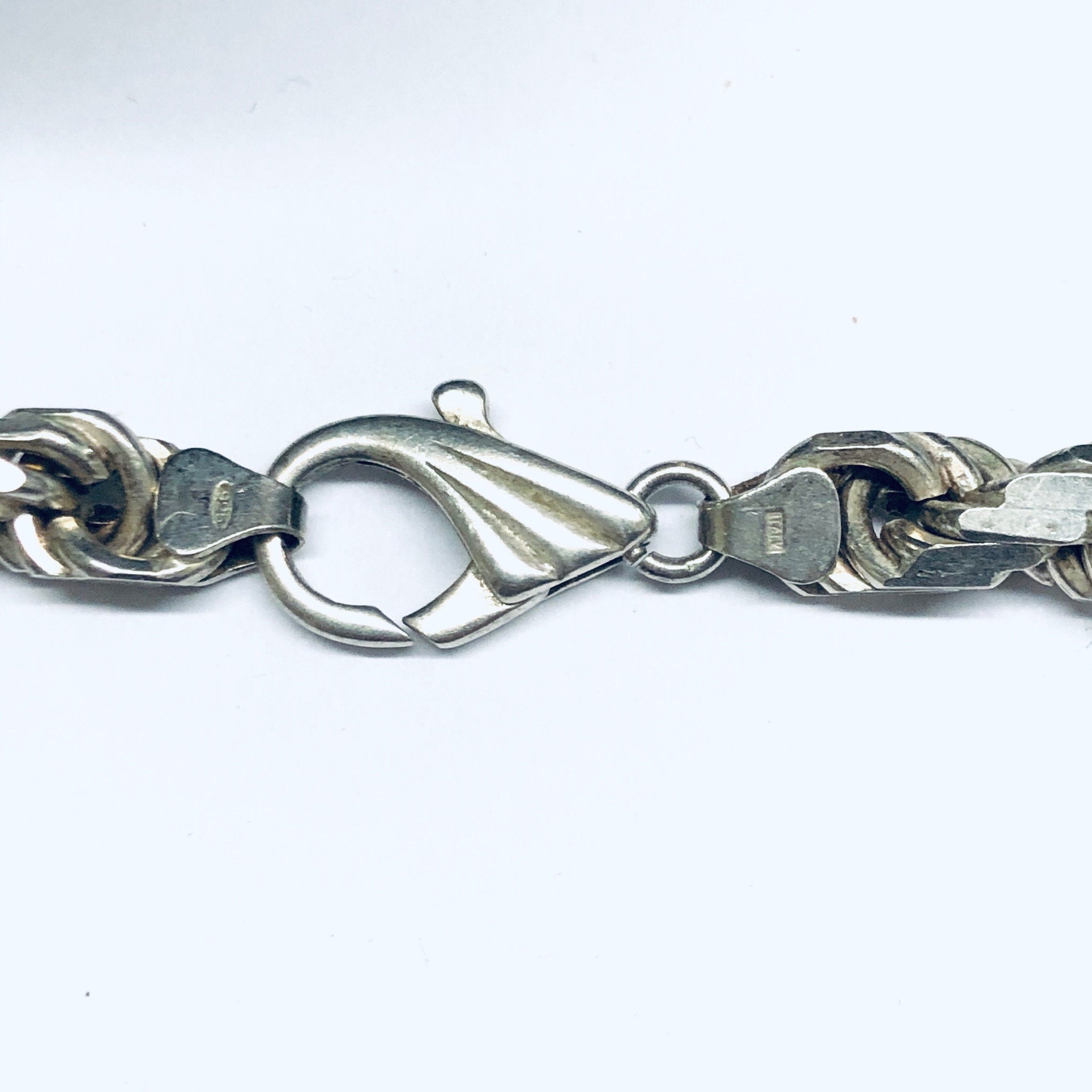Thick Vintage Silver Chain, Heavy Silver Chain, Vintage Rope Chain, Thick Chain, Vintage Necklace, Statement Jewelry