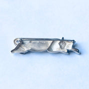 Vintage Silver Tiffany and Co Cat Brooch, Vintage Tiffanys Cat Pin, Tiffanys Cat Brooch, Silver Tiffany and Co Jewelry