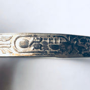 Vintage Silver Bangle Bracelet, Vintage Stacking Bracelet, Stackable Bangle, Stamped Bangle, Vintage Taxco Bracelet, Taxco Jewelry