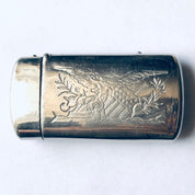 Vintage Strike Anywhere Match Holder, Vintage Match Holder, Eagle and Flag March Holder, Vintage Smoking Collectible