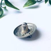 Vintage Hat Brooch, Sombrero Brooch, Vintage Silver Hat Brooch, Mexican Sombrero Brooch, Vintage Silver Pin