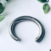 Vintage Silver Cuff Bracelet, Hollow Silver Bracelet, Hollow Cuff, Large Cuff Bracelet, Unique Silver Jewelry, 925 Cuff