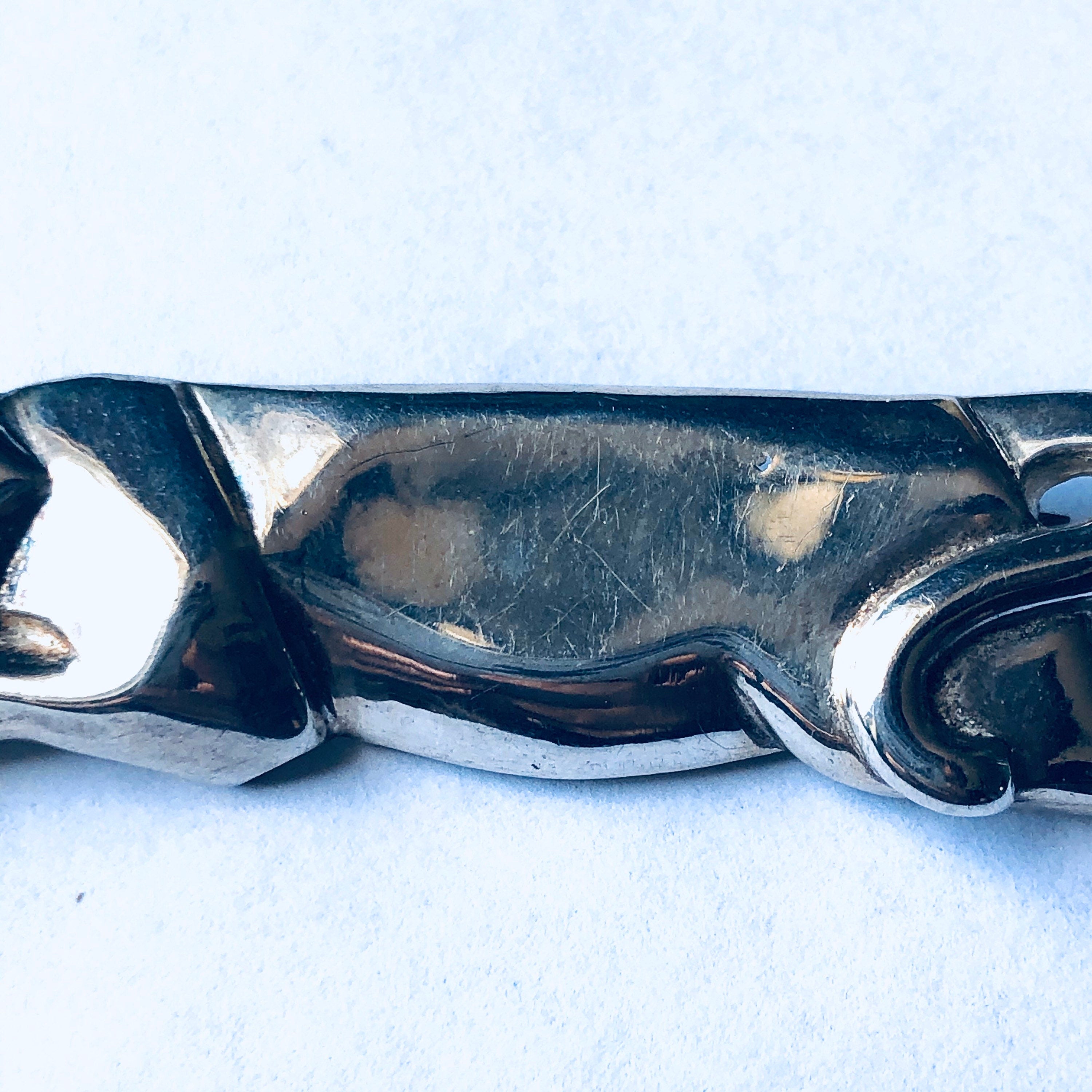 Vintage Silver Tiffany and Co Cat Brooch, Vintage Tiffanys Cat Pin, Tiffanys Cat Brooch, Silver Tiffany and Co Jewelry