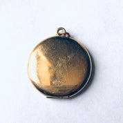 Vintage Gold Filled Flower Locket, Gold Locket Pendant, Floral Design Locket, Etched Gold Locket, Mothers Day Gift, Flower Locket